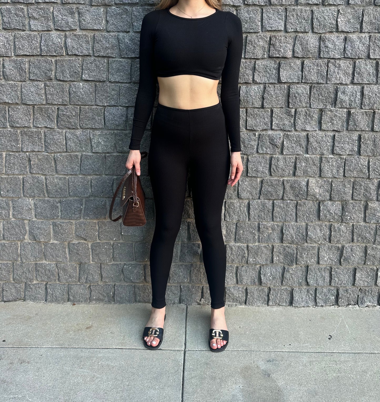 His prettiest problem black two piece set