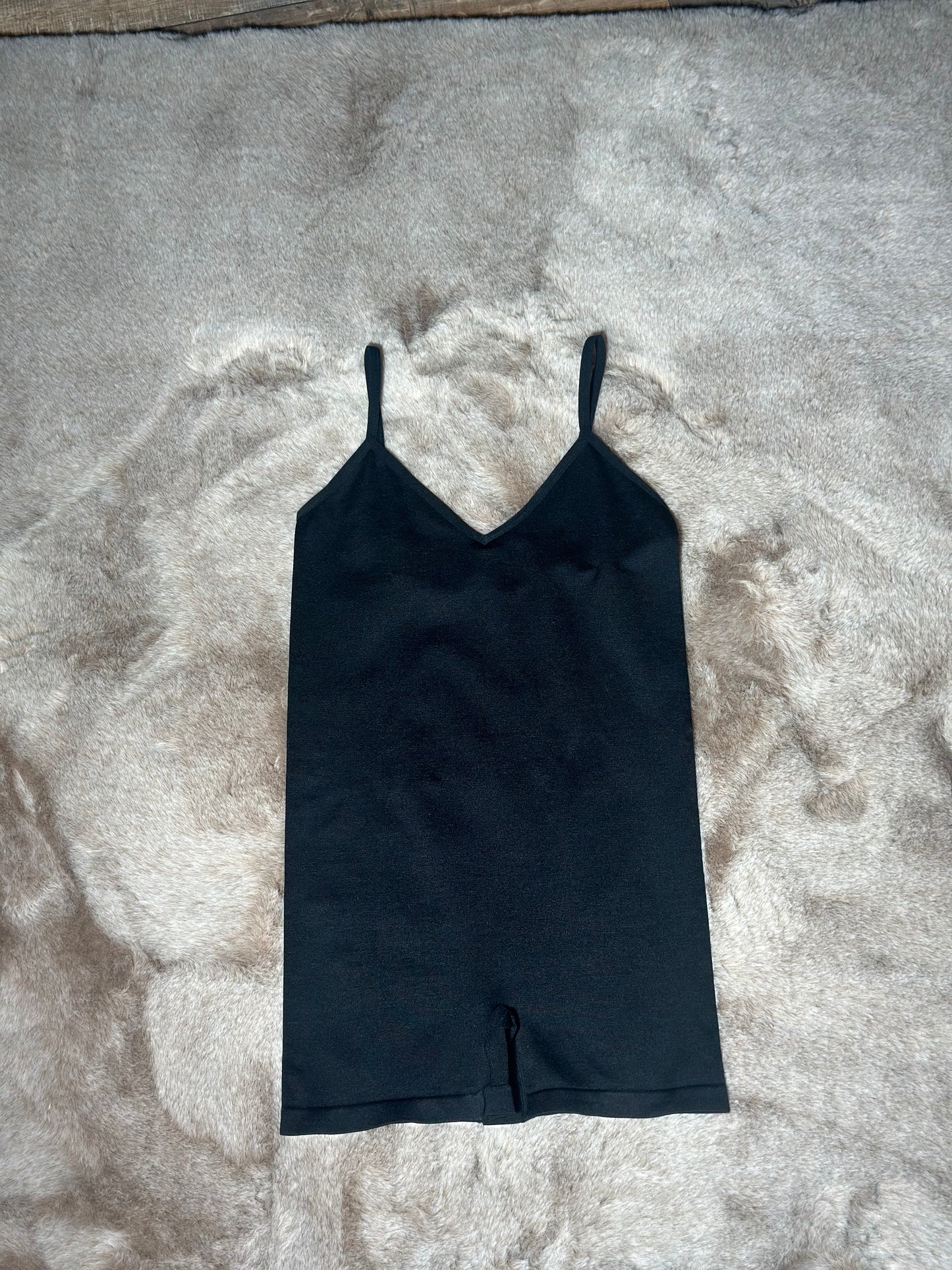 Comfort Over Everything Black Romper