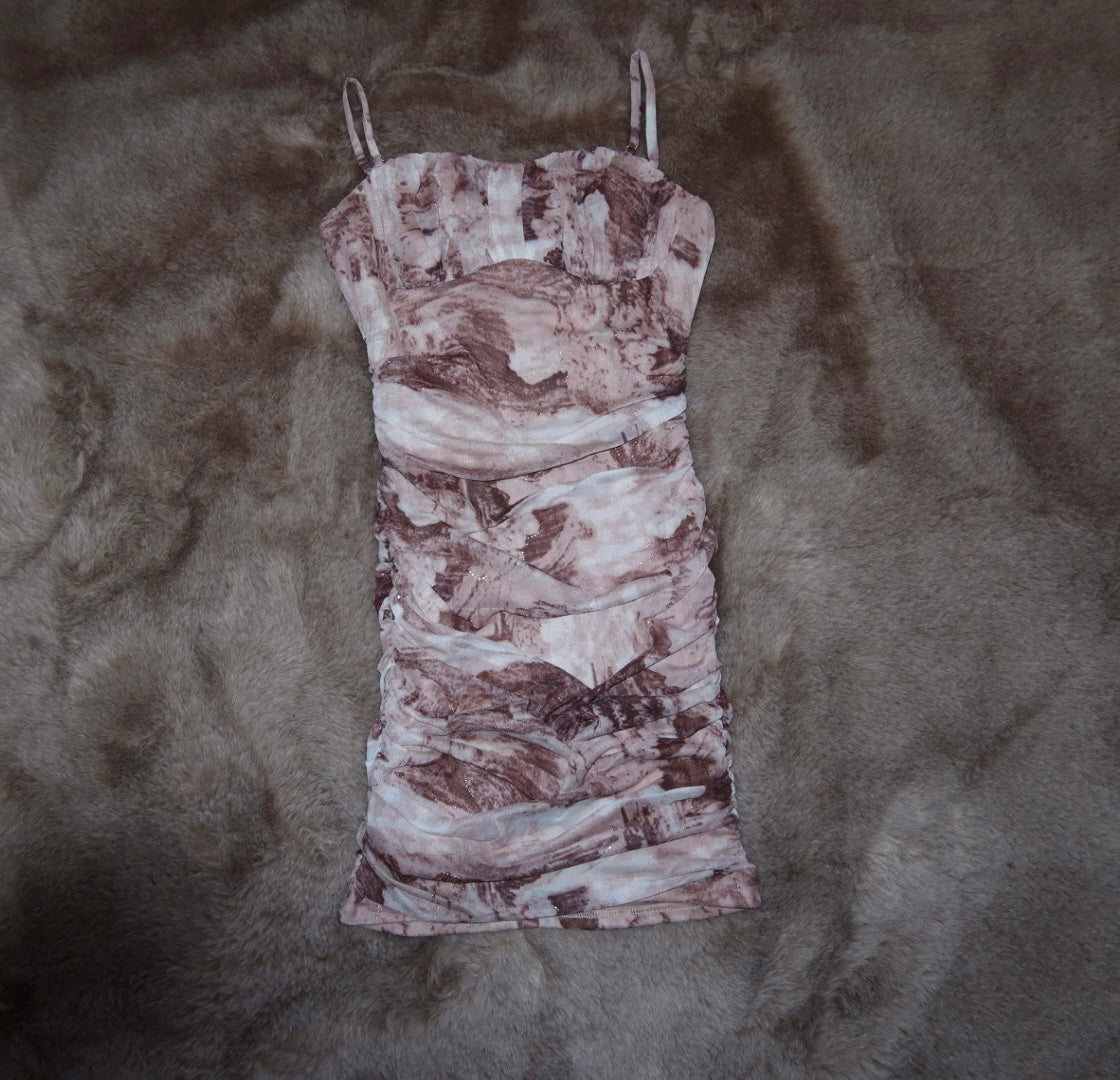 Pretty In Pink Mesh Mini Dress