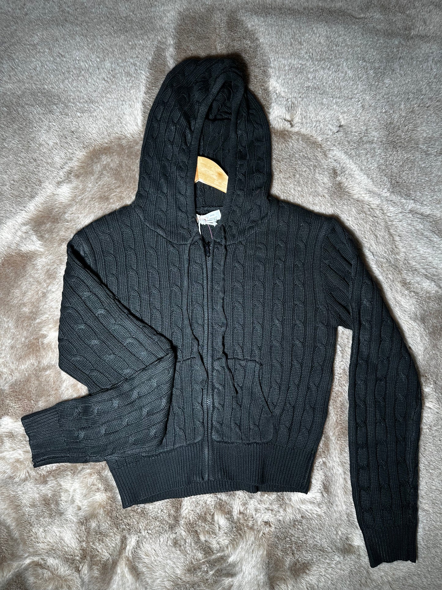 It's Chill Black Crop Sweater